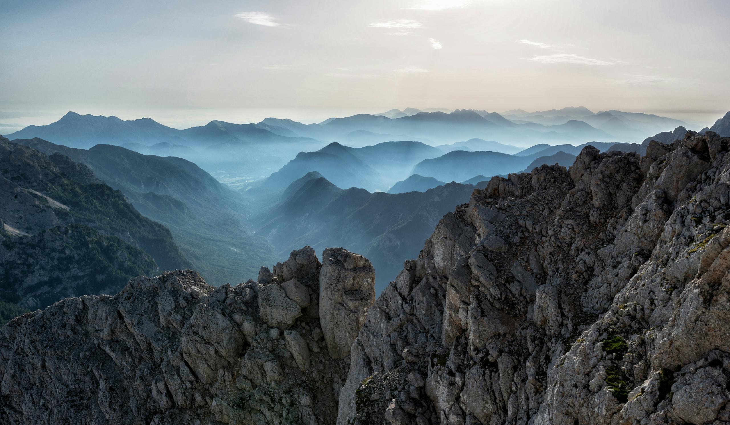 Bird's-eye View Photography of Mountains