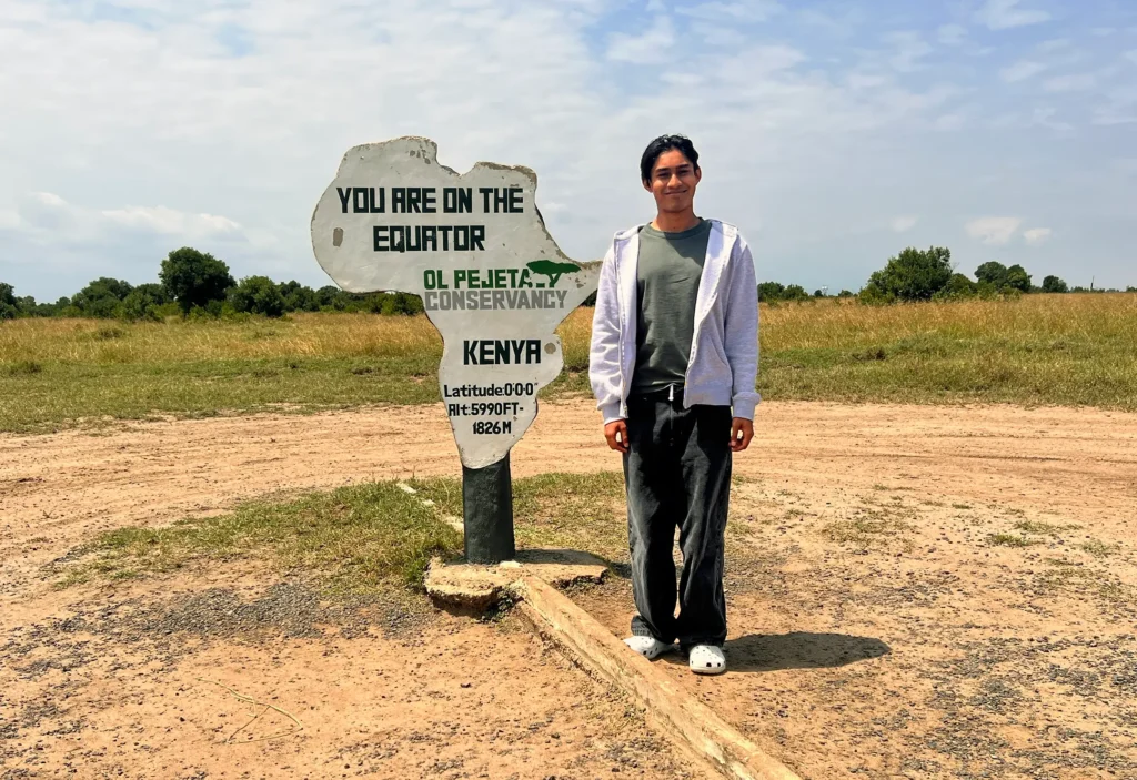 Aryan at equator